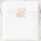 HAND-LETTERED GLÜCKLICH NEUJAHR GREETING | STICKER (Tasche)