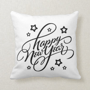 HAND-LETTERED GLÜCKLICH NEUJAHR   PILLOW KISSEN