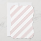 HAND LETTERED SCRIPT Typ trendy Kupferrot Rosa Einladung (Rückseite)