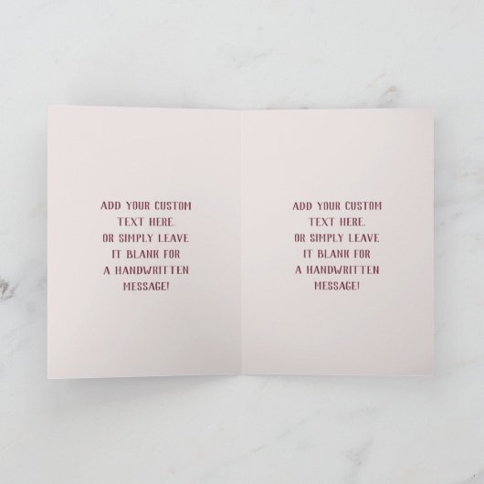 Hand Lettered Sentimental Quote Grandparent's Day Karte (Innenseite)