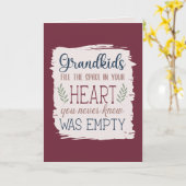 Hand Lettered Sentimental Quote Grandparent's Day Karte (Gelbe Blume)