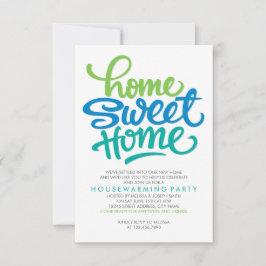 HAND LETTERED ZUHAUSE SWEET ZUHAUSE | HAUSHALTSBEW EINLADUNG