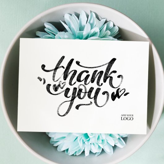 Hand Letters Funky Branded Vielen Dank Dankeskarte