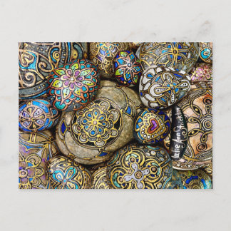 Hand Made Rocks! Postkarte