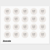 Hand Made With Love Simple Sticker – Small Busines (Blatt)