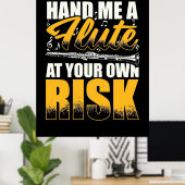 Hand Me Flöten Poster (Heimbüro)