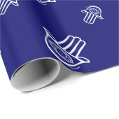 Hand Miriam (Hamsa) der Geschenk-Verpackung Geschenkpapier (Rolleneckpunkt)