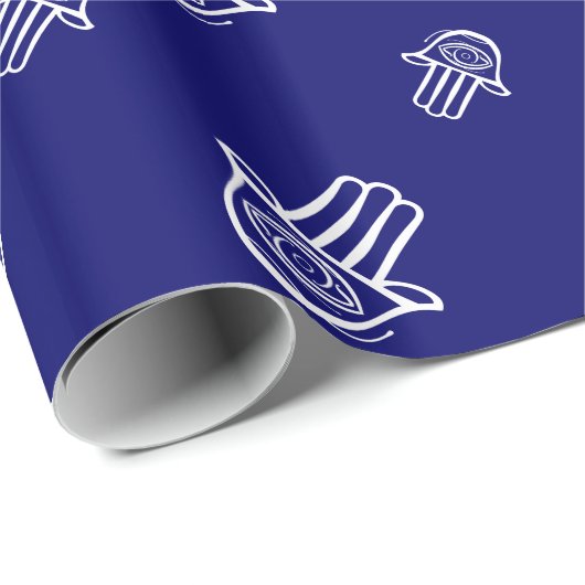Hand Miriam (Hamsa) der Geschenk-Verpackung Geschenkpapier (Rolleneckpunkt)