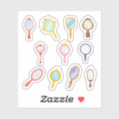 Hand Mirror Stickers Aufkleber (Blatt)