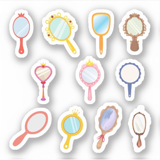 Hand Mirror Stickers Aufkleber (Vorderseite)