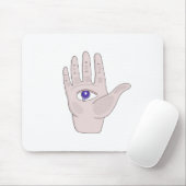 Hand mit Auge Mousepad (Mit Mouse)