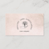 Hand mit Baum Visitenkarte (Vorderseite)