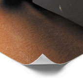 Hand mit dem fliegenden Glas Likör Poster (Ecke)