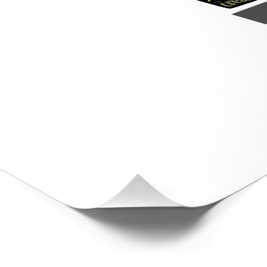 Hand mit inspirierendem Text Poster (Ecke)