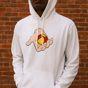 Hand Mit Jonglierball Herren Hoodie