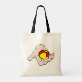 Hand mit Juggling Ball Tote Bag Tragetasche (Rückseite)