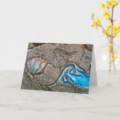 Hand mit Lotus/Karte Karte (Gelbe Blume)