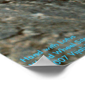 Hand mit Lotus/Poster Poster (Ecke)