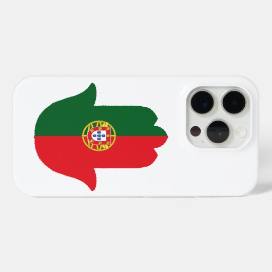 HAND mit portugiesischer Flagge Case-Mate iPhone Hülle (Rückseite (Horizontal))