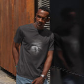 Hand mit Rollen monochromatisch T-Shirt