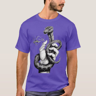 HAND mit Schlange T-Shirt