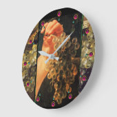 HAND MIT WEISSEN GRABEN, VINEYARD WEINGESTÜTZT GROßE WANDUHR (Winkel)