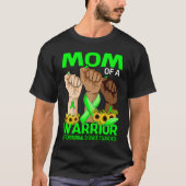 Hand Mom Of A Warrior Mitochondrial Disease Awaren T-Shirt (Vorderseite)