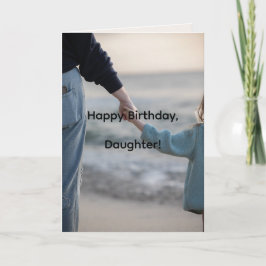 HAND n HAND DAUGHTER BIRTHDAY CARD Karte