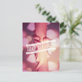 Hand nehmen postkarte (Stehend Vorderseite)