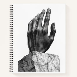 Hand of Creator - Marble Art Notebook Notizblock