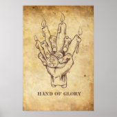 "Hand of Glory" Poster (Vorne)