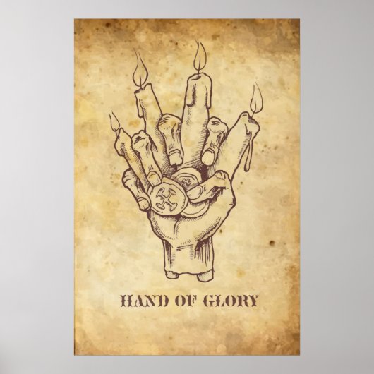 "Hand of Glory" Poster (Vorne)
