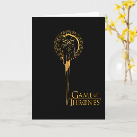 Hand of the King Icon Karte (Gelbe Blume)