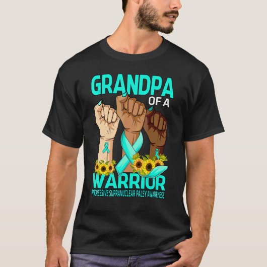 Hand Opa eines Kriegers progressiv supranuclear T-Shirt (Vorderseite)