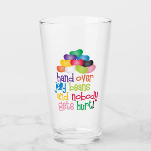Hand over Jelly Beans Glas