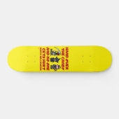 "HAND OVER THE CANDY" lustiger halloween Skateboard (Horizontal)