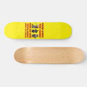 "HAND OVER THE CANDY" lustiger halloween Skateboard (Horizontal)