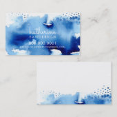 HAND PAINING WATERCOLOR VISITENKARTE (Vorne/Hinten)