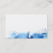 HAND PAINING WATERCOLOR VISITENKARTE (Rückseite)