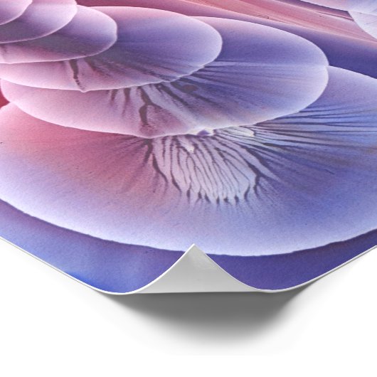 Hand Painted Abstract Fantasy Artwork Poster (Ecke)