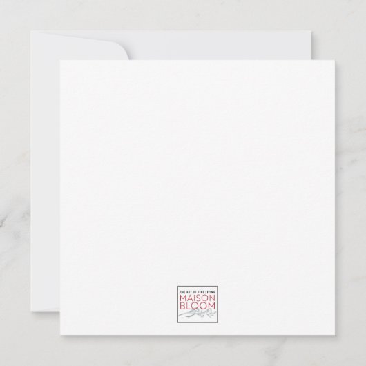 HAND PAINTED BLANK CARD (Rückseite)