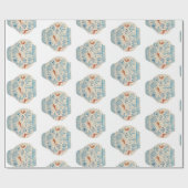 Hand Painted Blue and White Ginger Jar Geschenkpapier (Flach)