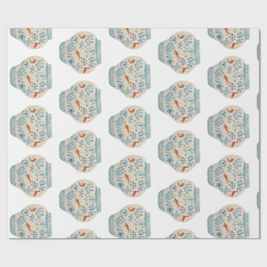 Hand Painted Blue and White Ginger Jar Geschenkpapier (Flach)