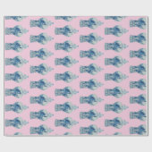 Hand Painted Blue and White Ginger Jar Geschenkpapier (Flach)