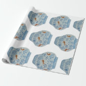 Hand Painted Blue and White Ginger Jar Geschenkpapier (Ungerollt)