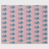 Hand Painted Blue and White Ginger Jar Geschenkpapier (Flach)