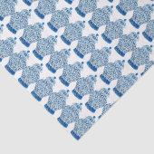 Hand Painted Blue and White Ginger Jar Seidenpapier (Detail)