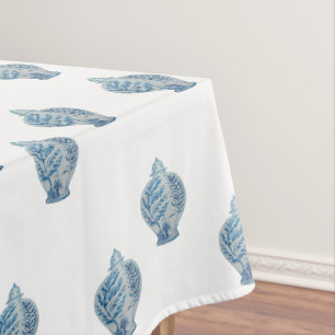 Hand Painted Blue and White Ginger Jar Tischdecke