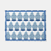 Hand Painted Blue White Ginger Jar Doormat Rug Fußmatte (Vorderseite)