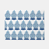 Hand Painted Blue White Ginger Jar Doormat Rug Fußmatte (Vorderseite)